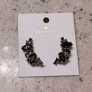 Kate spade cluster gem ear crawlers